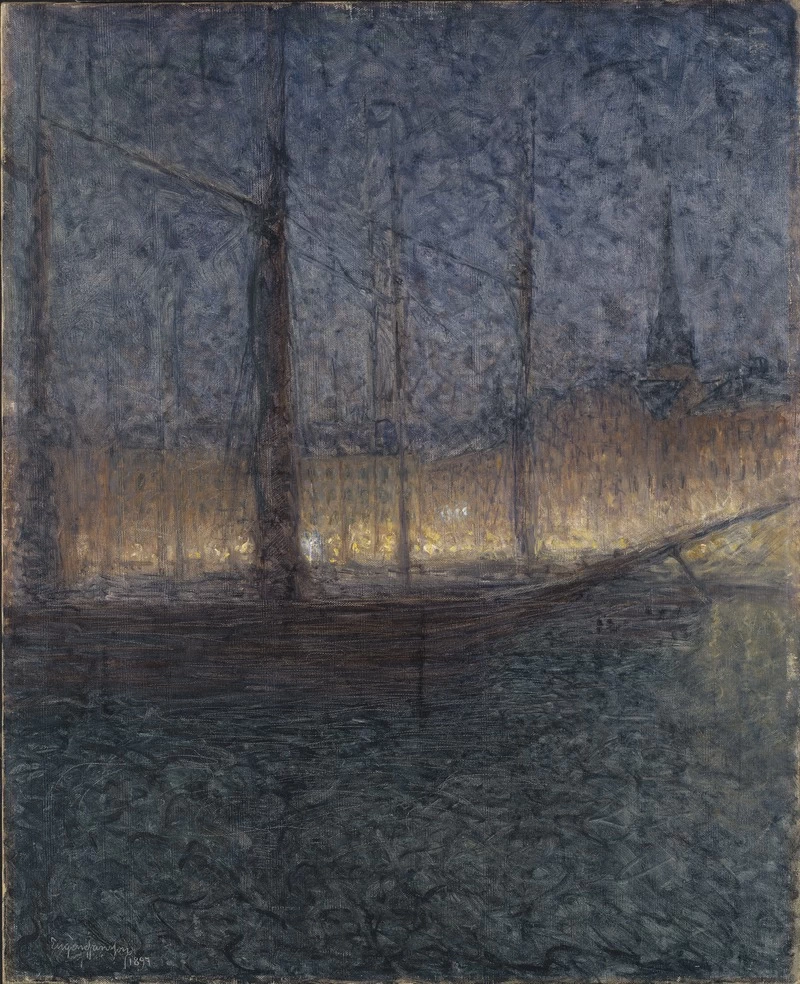 Eugène Jansson - Serata a Kornhamnstorg, Nationalmuseum, 1903